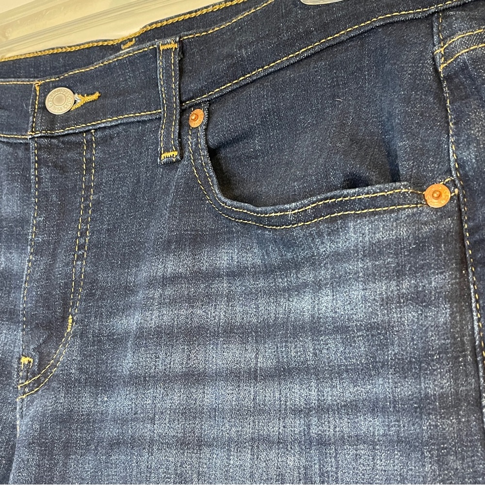 Levi's Indigo Boyfriend Jeans - Picture 3 of 8